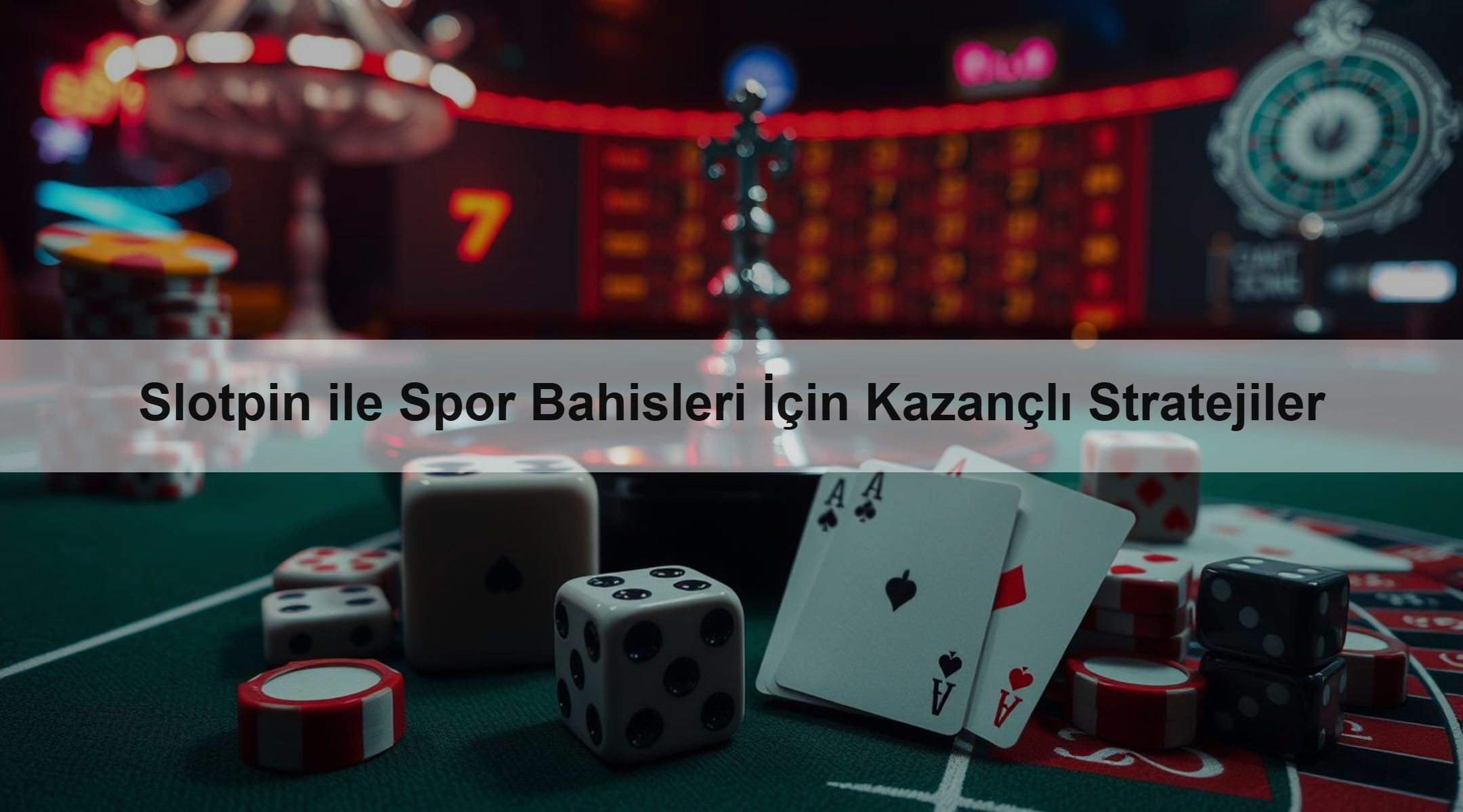 Slotpin ile Spor Bahisleri İçin Kazançlı Stratejiler